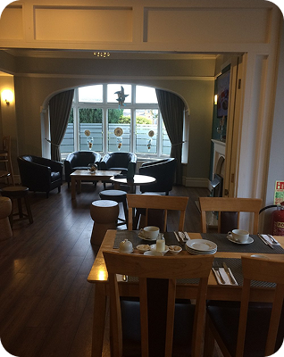 Hotel dining room
