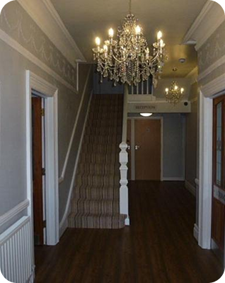 Hotel hallway